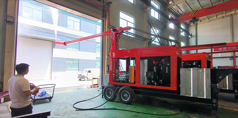 Concrete mixer tank blasting machine3 Concrete mixer tank blasting machine3